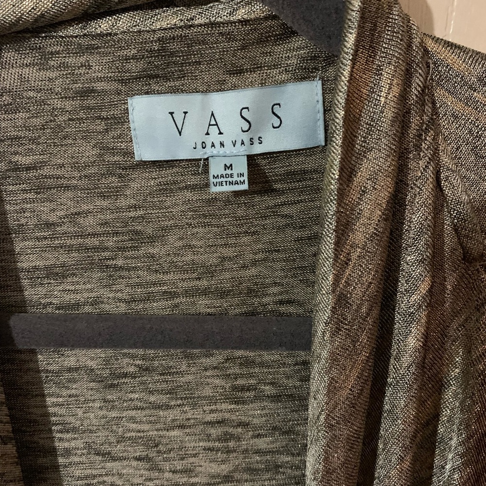 Gold Hip length Cardigan. NWOT